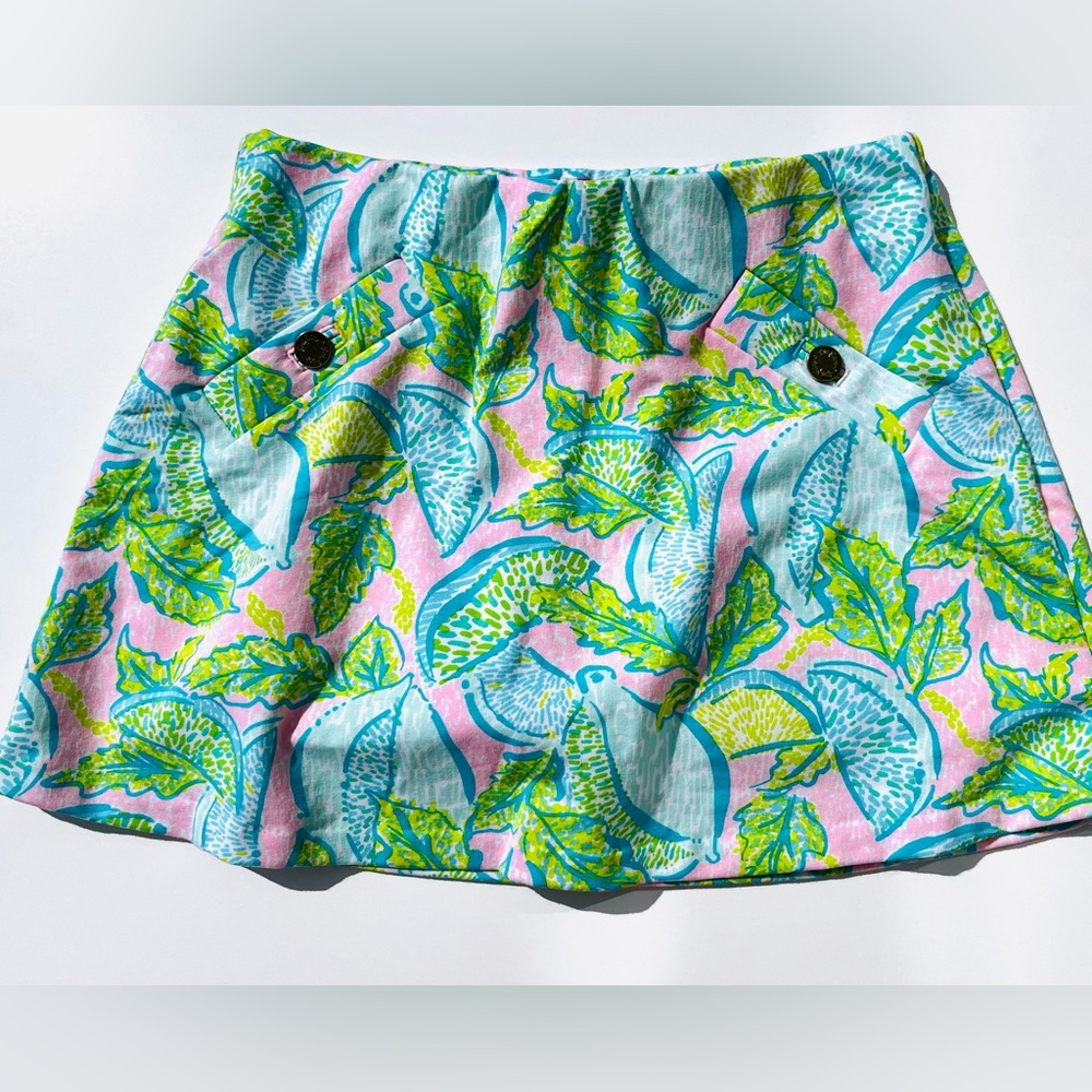 Lilly Pulitzer Cotton Stretch Mini Skirt Size XS
